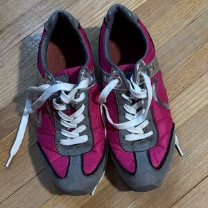 G by Guess Fuchsia and Gray Sneakers